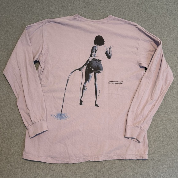 Independent Trading Company Sweaters - Kehlani It Was Good Until It Wasnt Long Sleeve Graphic Tee Pink Lilac Womens L